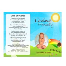 child funeral programs