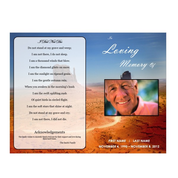printable funeral programs
