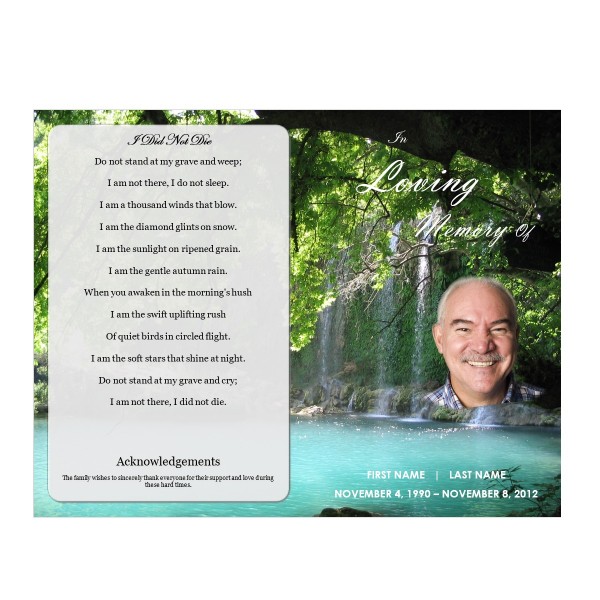 Funeral Order of Service Template
