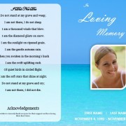 ocean funeral obituary program template for microsoft word