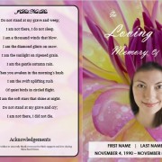 Funeral program templates