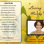 obituary programs