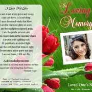 obituary programs