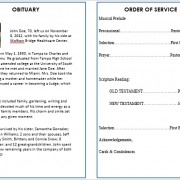 buy funeral program