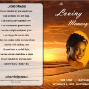 beach funeral program template for microsoft word