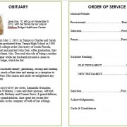 obituary design