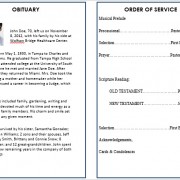 obituary template