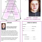 obituary template sample