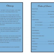 order of service example