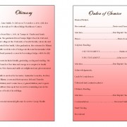obituary template for word