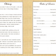 obituary template for funeral