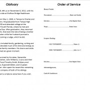 graduated funeral template