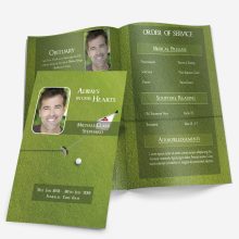 golf memorial template