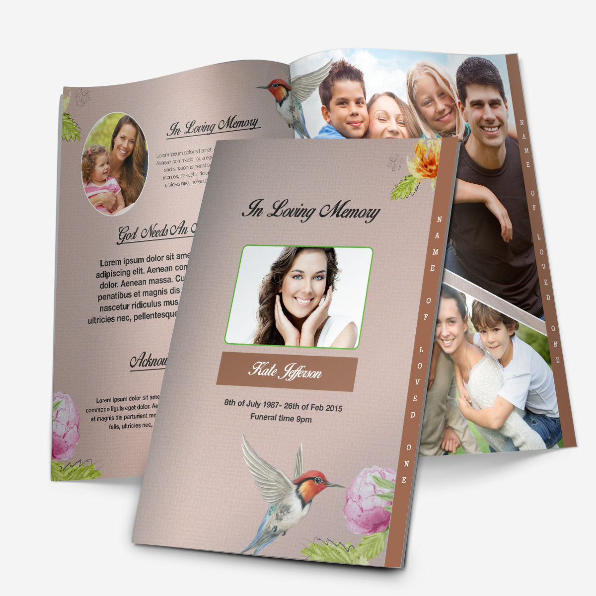 order of service template
