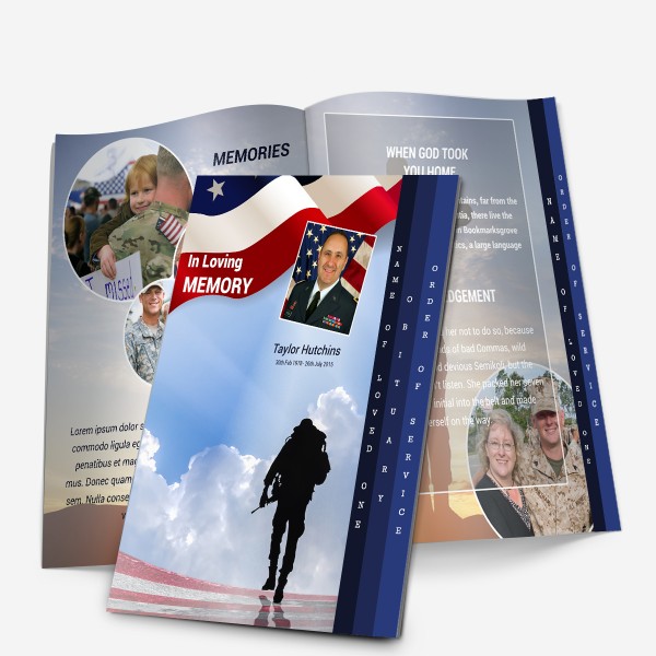 Military funeral program