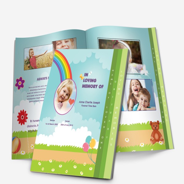4-Page memorial template