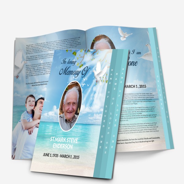 graduated template for funeral service