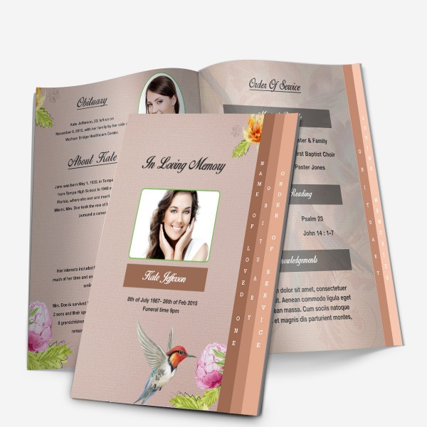 obituary programs