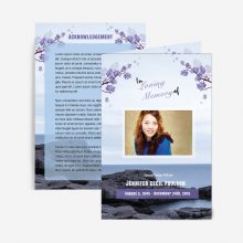 funeral flower cards