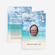order of service cards